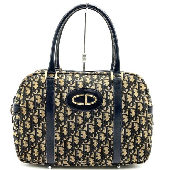 DIOR Navy Boston Bag - Picture 1 of 10